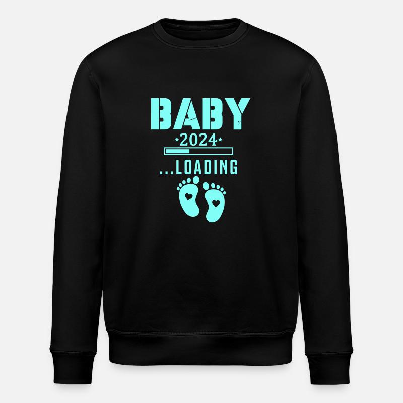 Baby 2024 Loading - Stanley/Stella ROLLER Unisex Organic Sweatshirt - black