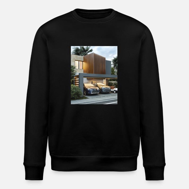 Haus - Stanley/Stella Unisex Bio-Sweatshirt ROLLER - Schwarz