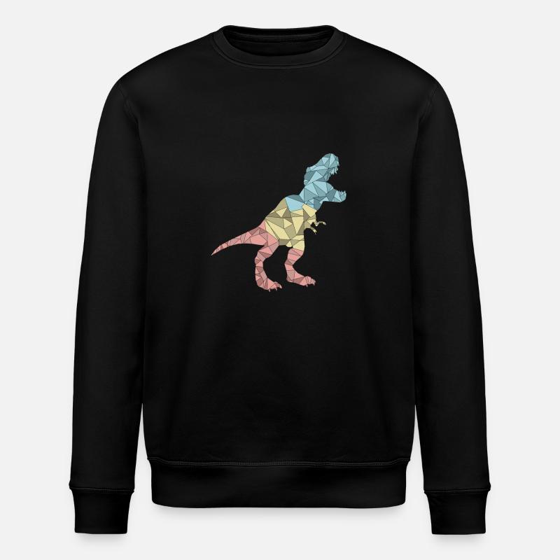 TREX Bunt Geometrisch - Stanley/Stella Unisex Bio-Sweatshirt ROLLER - Schwarz