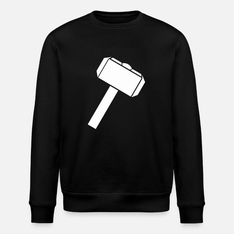 Hammer 01 - Stanley/Stella ROLLER Unisex Organic Sweatshirt - black
