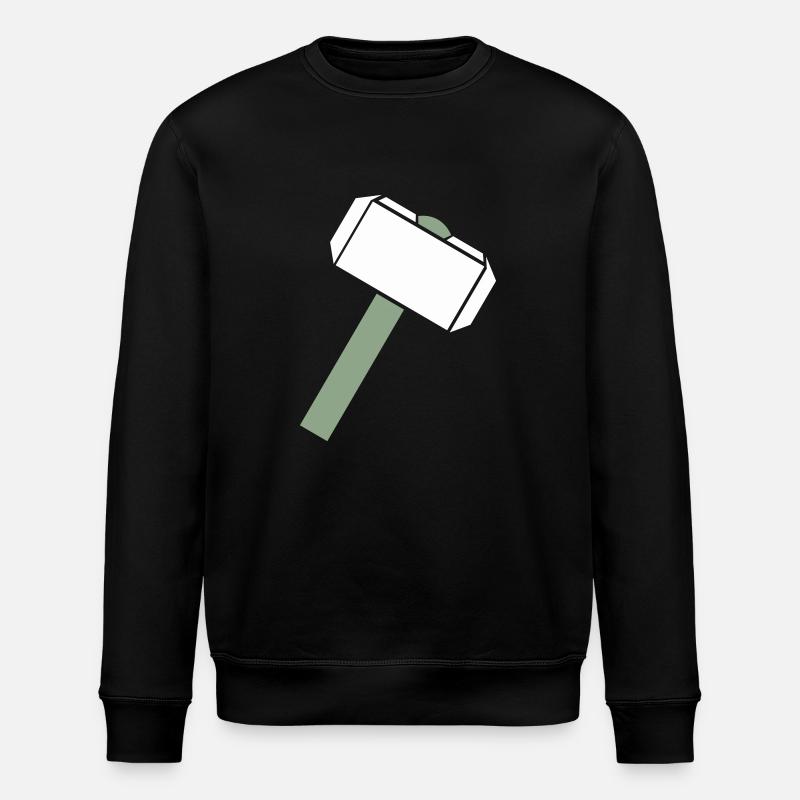 Marteau 02 - Sweat bio ROLLER Stanley/Stella Unisexe - noir