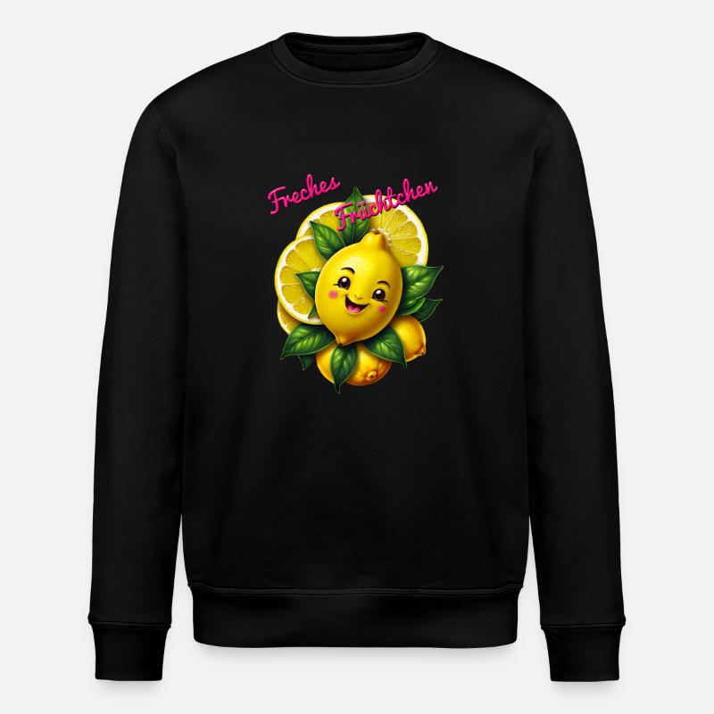 Cheeky Fruit - Stanley/Stella ROLLER Unisex Organic Sweatshirt - black