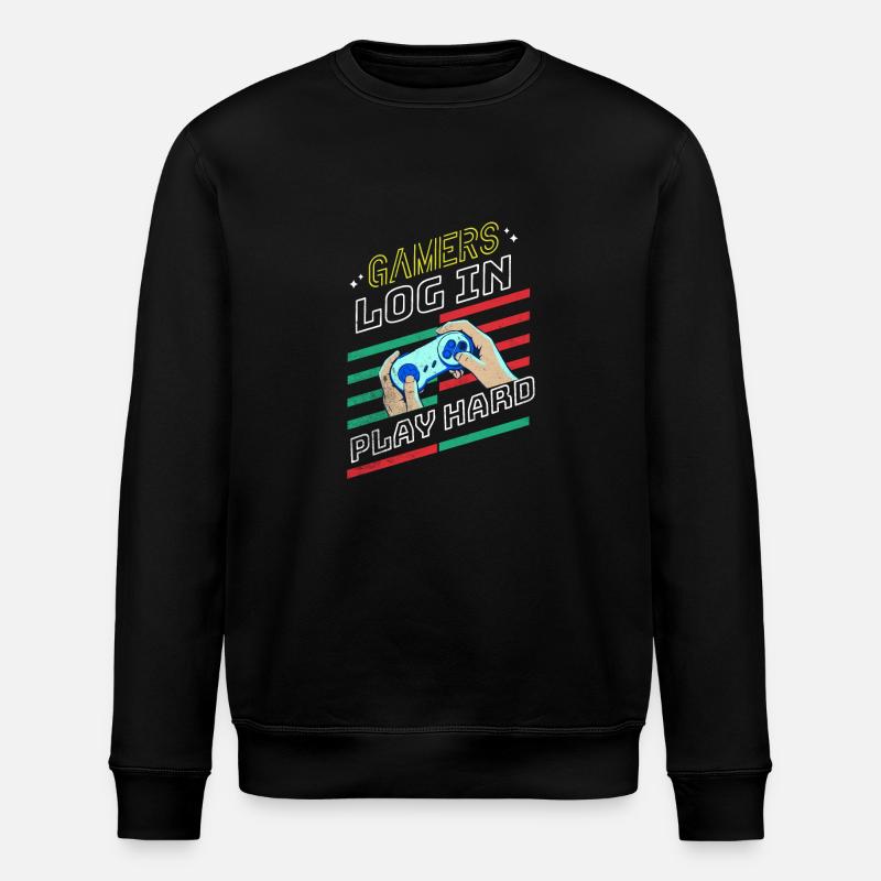 Gamers Keep It Classic - Stanley/Stella ROLLER Unisex Organic Sweatshirt - black