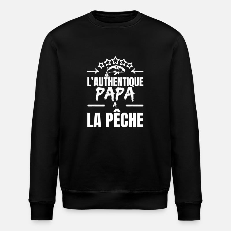 L'AUTHENTIQUE PAPA - Sweat bio ROLLER Stanley/Stella Unisexe - noir