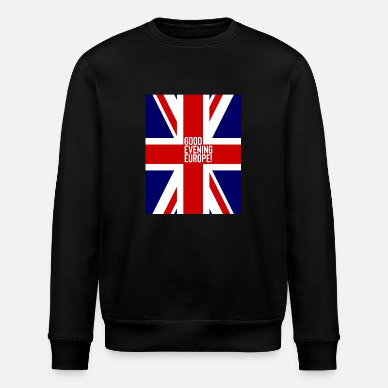 Eurovision Großbritannien - Stanley/Stella Unisex Bio-Sweatshirt ROLLER - Schwarz