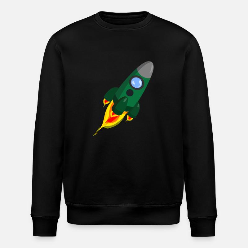 Rakete - Stanley/Stella Unisex Bio-Sweatshirt ROLLER - Schwarz