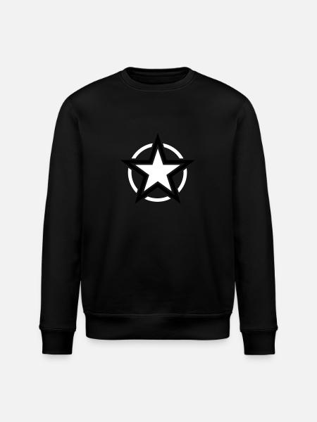 star - Stanley/Stella Unisex Bio-Sweatshirt ROLLER - Schwarz