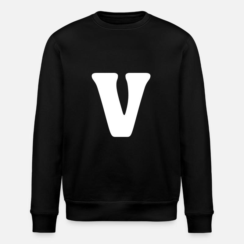V - Stanley/Stella ROLLER Unisex Organic Sweatshirt - black