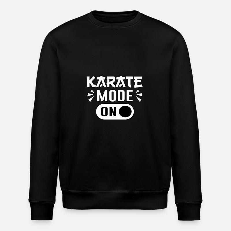 Karate Mode On - Stanley/Stella ROLLER Unisex Organic Sweatshirt - black