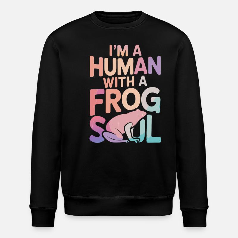 Grenouille Crapaud - Sweat bio ROLLER Stanley/Stella Unisexe - noir