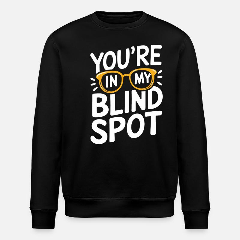 Blinde Blindheit Sehbehinderte Menschen - Stanley/Stella Unisex Bio-Sweatshirt ROLLER - Schwarz