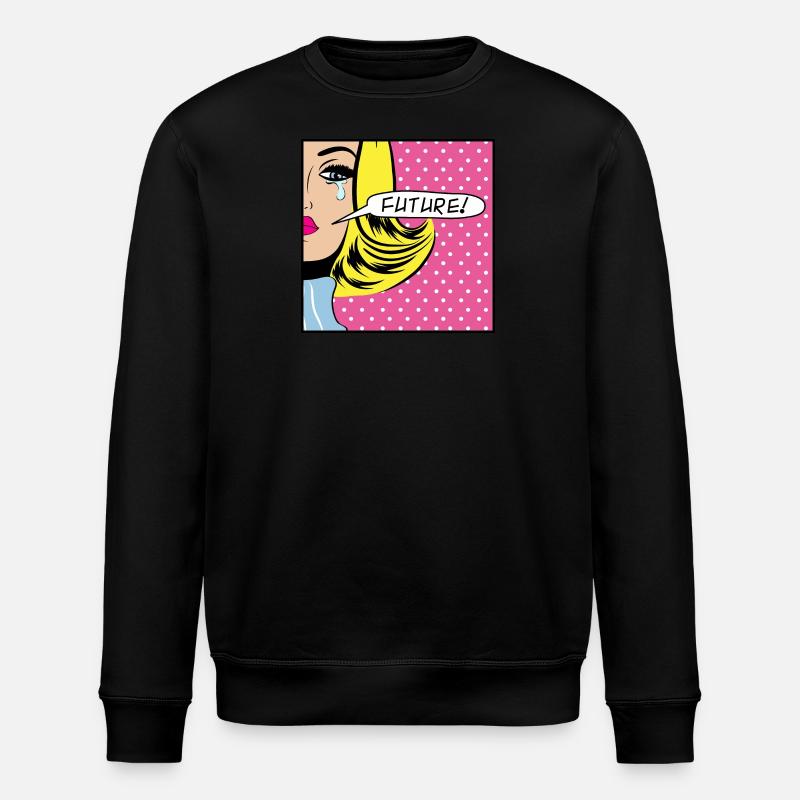 Future Pop Art - Stanley/Stella ROLLER Unisex Organic Sweatshirt - black