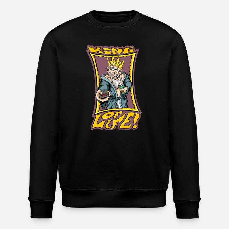 Roi de la vie - Sweat bio ROLLER Stanley/Stella Unisexe - noir