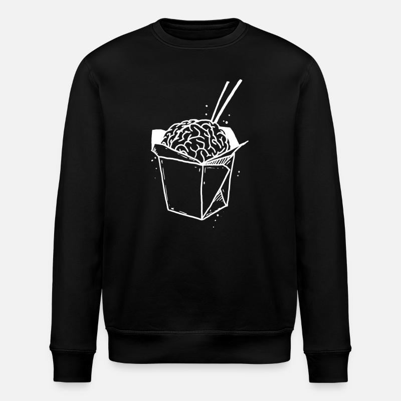Brainfood1 Invert - Stanley/Stella Unisex Bio-Sweatshirt ROLLER - Schwarz