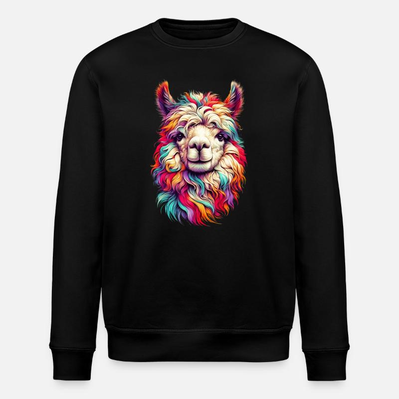 Alpaca - Stanley/Stella ROLLER Unisex Organic Sweatshirt - black
