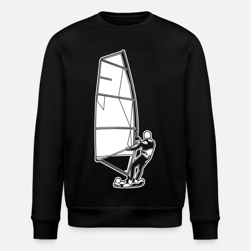 Windsurfer - Stanley/Stella Unisex Bio-Sweatshirt ROLLER - Schwarz