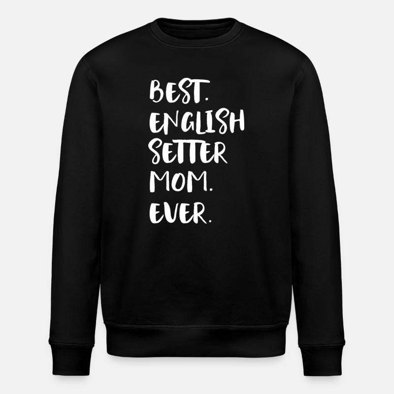 English Setter Englischer Setter - Stanley/Stella Unisex Bio-Sweatshirt ROLLER - Schwarz