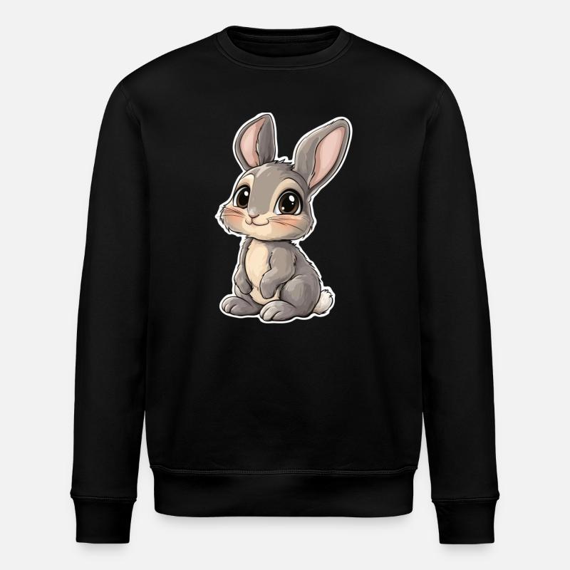 Hare - Stanley/Stella ROLLER Unisex Organic Sweatshirt - black