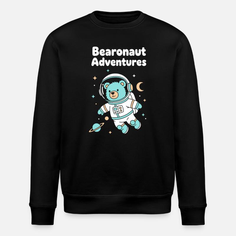 Espace d’aventure Bearonaut - Sweat bio ROLLER Stanley/Stella Unisexe - noir