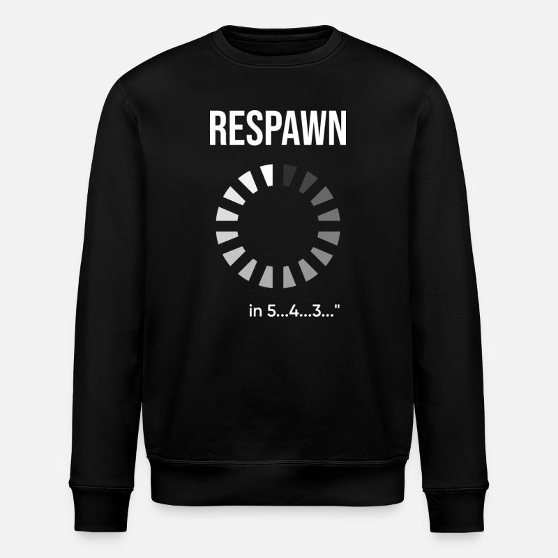 Respawn Logo Cercle Rayonnant - Sweat bio ROLLER Stanley/Stella Unisexe - noir