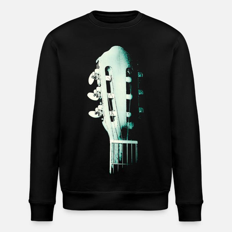 Gitarren-Spirit - Stanley/Stella Unisex Bio-Sweatshirt ROLLER - Schwarz