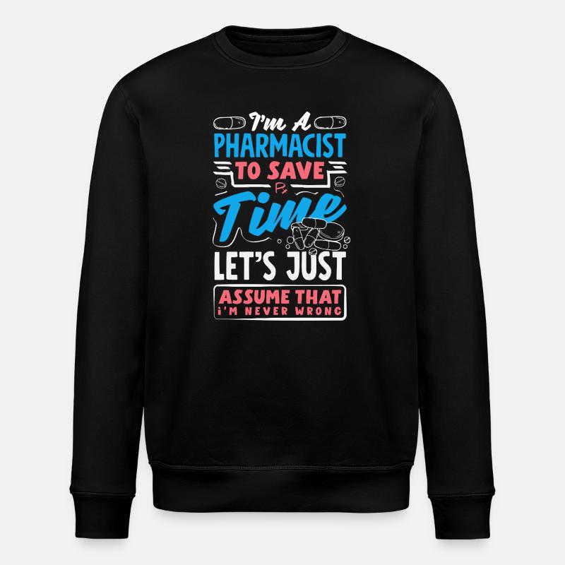 Apotheker Pharmazeutisch-technischer - Stanley/Stella Unisex Bio-Sweatshirt ROLLER - Schwarz