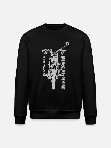 Simson S50 Front - Stanley/Stella Unisex Bio-Sweatshirt ROLLER - Schwarz