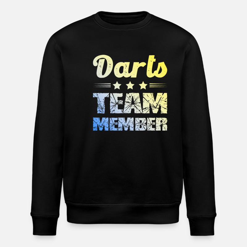 Darts Team - Stanley/Stella Unisex Bio-Sweatshirt ROLLER - Schwarz