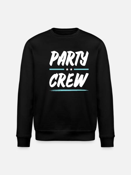 Party Crew - Stanley/Stella Unisex Bio-Sweatshirt ROLLER - Schwarz