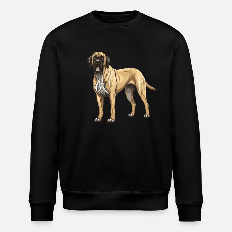 Chien Mastiff - Sweat bio ROLLER Stanley/Stella Unisexe - noir