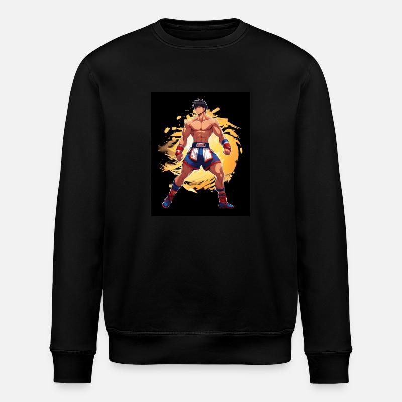 Kick Boxing - Stanley/Stella ROLLER Unisex Organic Sweatshirt - black