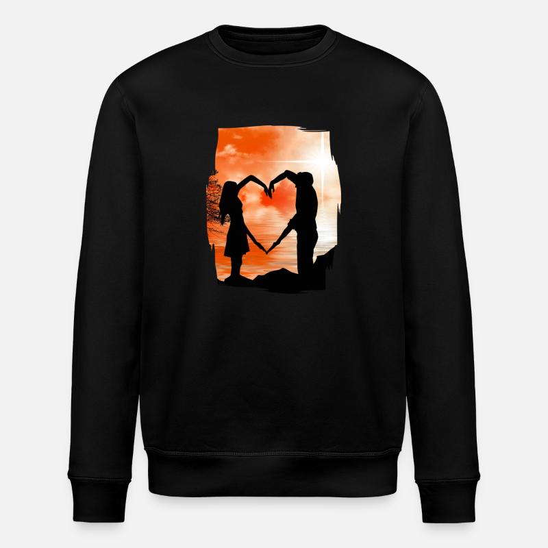 humeur saint valentine - Sweat bio ROLLER Stanley/Stella Unisexe - noir