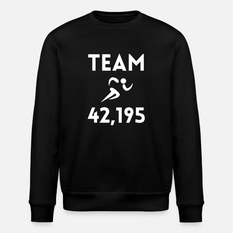 Team 42,195 km marathonien - Sweat bio ROLLER Stanley/Stella Unisexe - noir