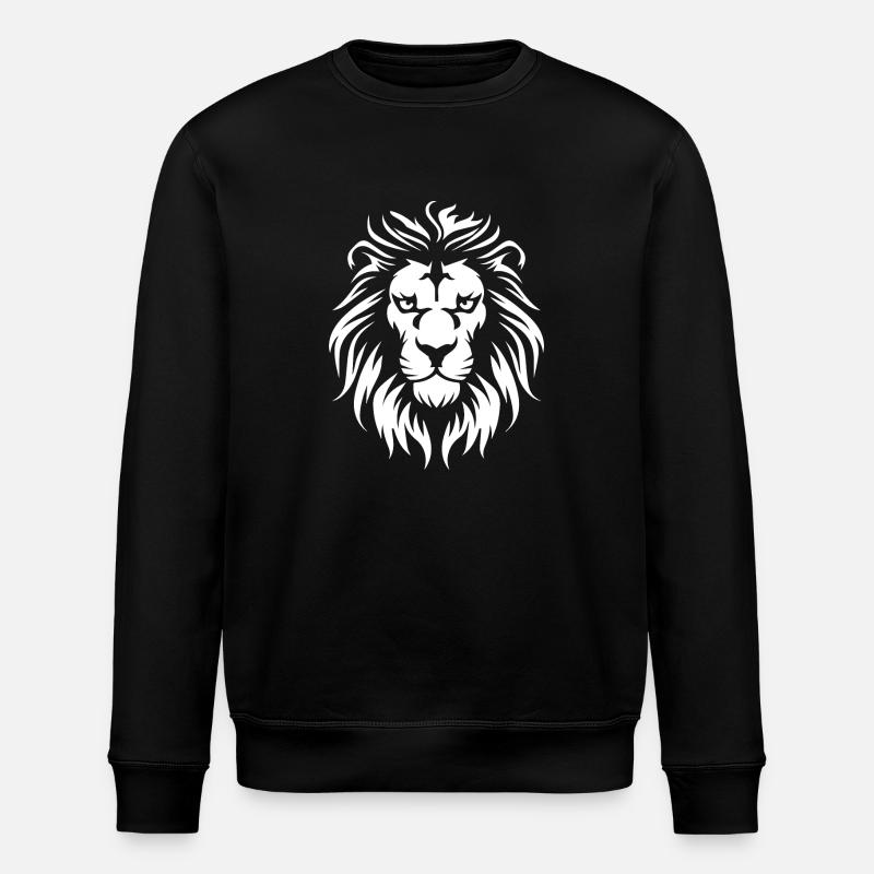 Lion - Stanley/Stella ROLLER Unisex Organic Sweatshirt - black