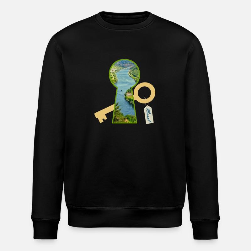 Moselle - Sweat bio ROLLER Stanley/Stella Unisexe - noir