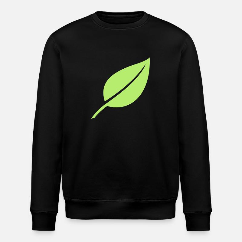 Leaf - Stanley/Stella ROLLER Unisex Organic Sweatshirt - black