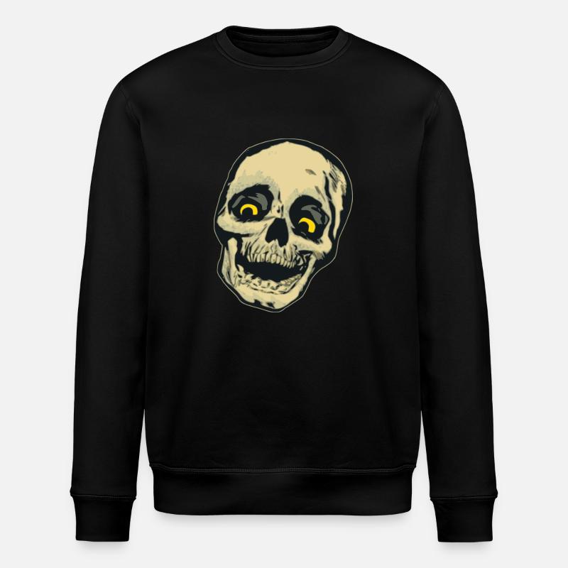 Crâne cadeau bande dessinée - Sweat bio ROLLER Stanley/Stella Unisexe - noir