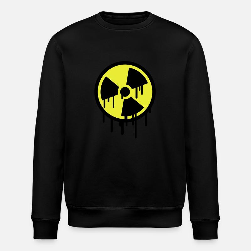 Atom Symbol Graffiti - Stanley/Stella ROLLER Unisex Organic Sweatshirt - black