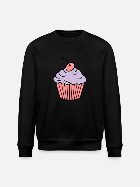 Cupcake - Stanley/Stella ROLLER Unisex Organic Sweatshirt - black