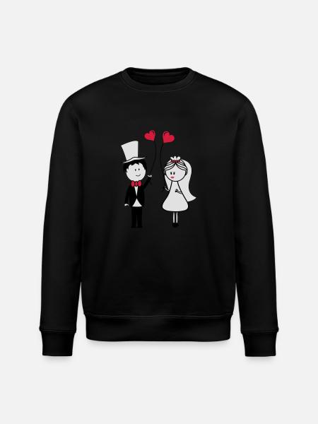 ehepaar_002 - Stanley/Stella Unisex Bio-Sweatshirt ROLLER - Schwarz