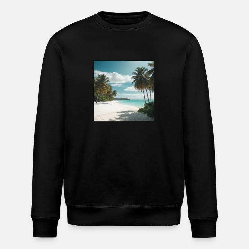 Traumstrand - Stanley/Stella Unisex Bio-Sweatshirt ROLLER - Schwarz