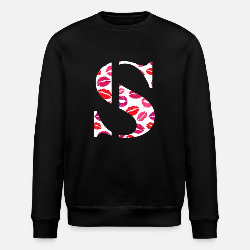 Briefe s Küsse - Stanley/Stella Unisex Bio-Sweatshirt ROLLER - Schwarz