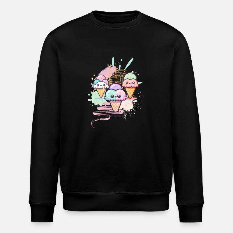 Gâterie la plus sucrée - Sweat bio ROLLER Stanley/Stella Unisexe - noir