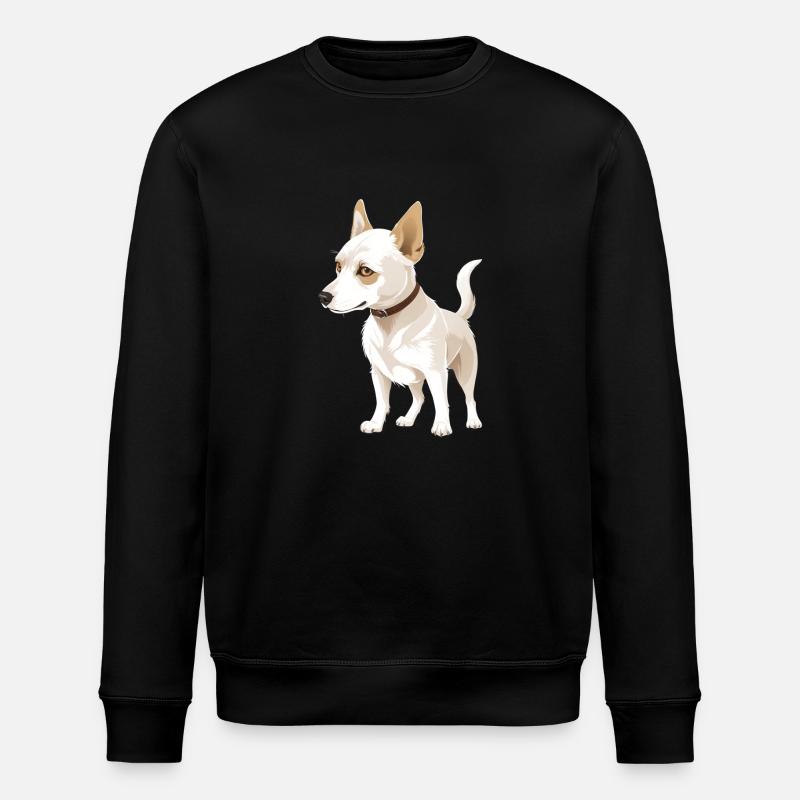 Süßer Hund - Stanley/Stella Unisex Bio-Sweatshirt ROLLER - Schwarz