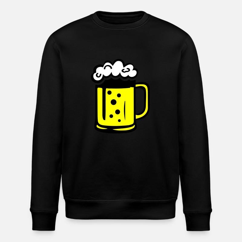 Beer Comic - Stanley/Stella ROLLER Unisex Organic Sweatshirt - black
