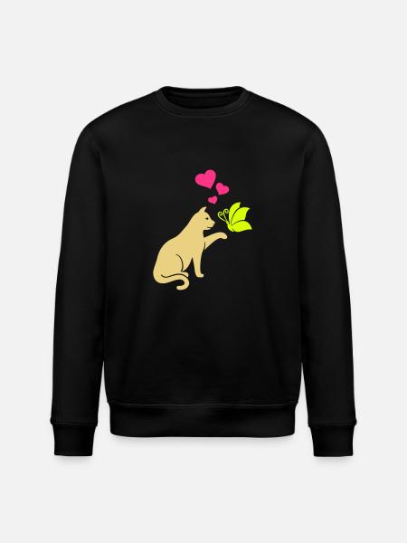 Chat - Sweat bio ROLLER Stanley/Stella Unisexe - noir