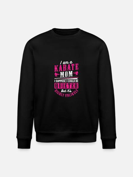 Karate Mom - Stanley/Stella ROLLER Unisex Organic Sweatshirt - black