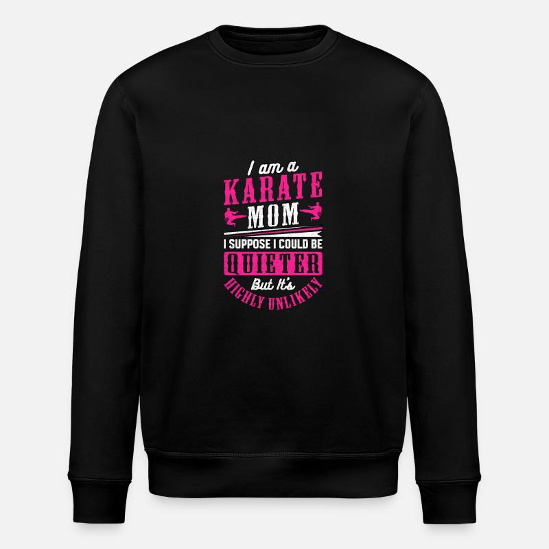 Karate Mama - Stanley/Stella Unisex Bio-Sweatshirt ROLLER - Schwarz