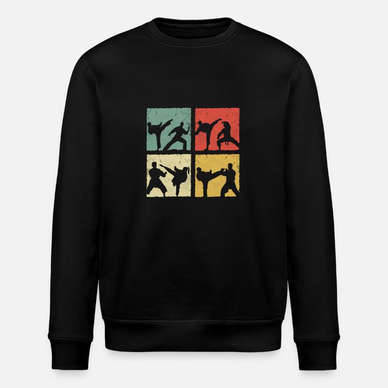 Karate - Stanley/Stella Unisex Bio-Sweatshirt ROLLER - Schwarz