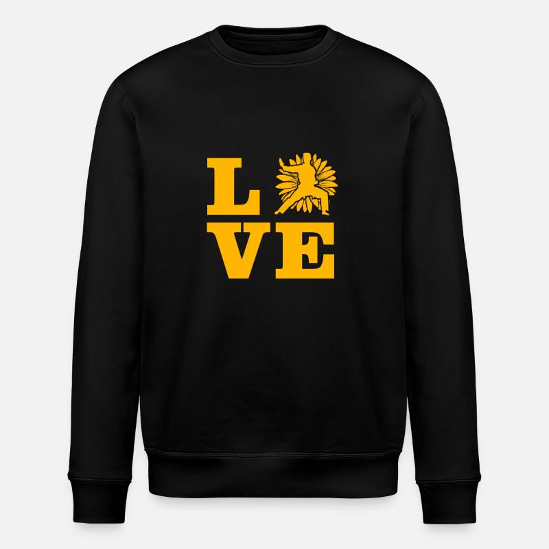 Love Karate - Stanley/Stella ROLLER Unisex Organic Sweatshirt - black